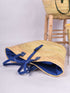 Blue Large Beach bag - Handwoven